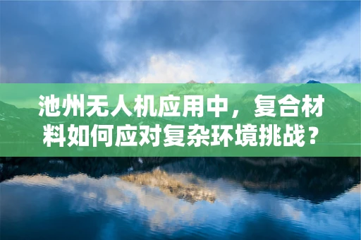 池州无人机应用中，复合材料如何应对复杂环境挑战？